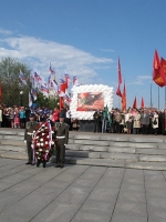 Торжественный митинг у Вечного Огня на Аллее Славы в честь дня Победы, 09.05.2012
